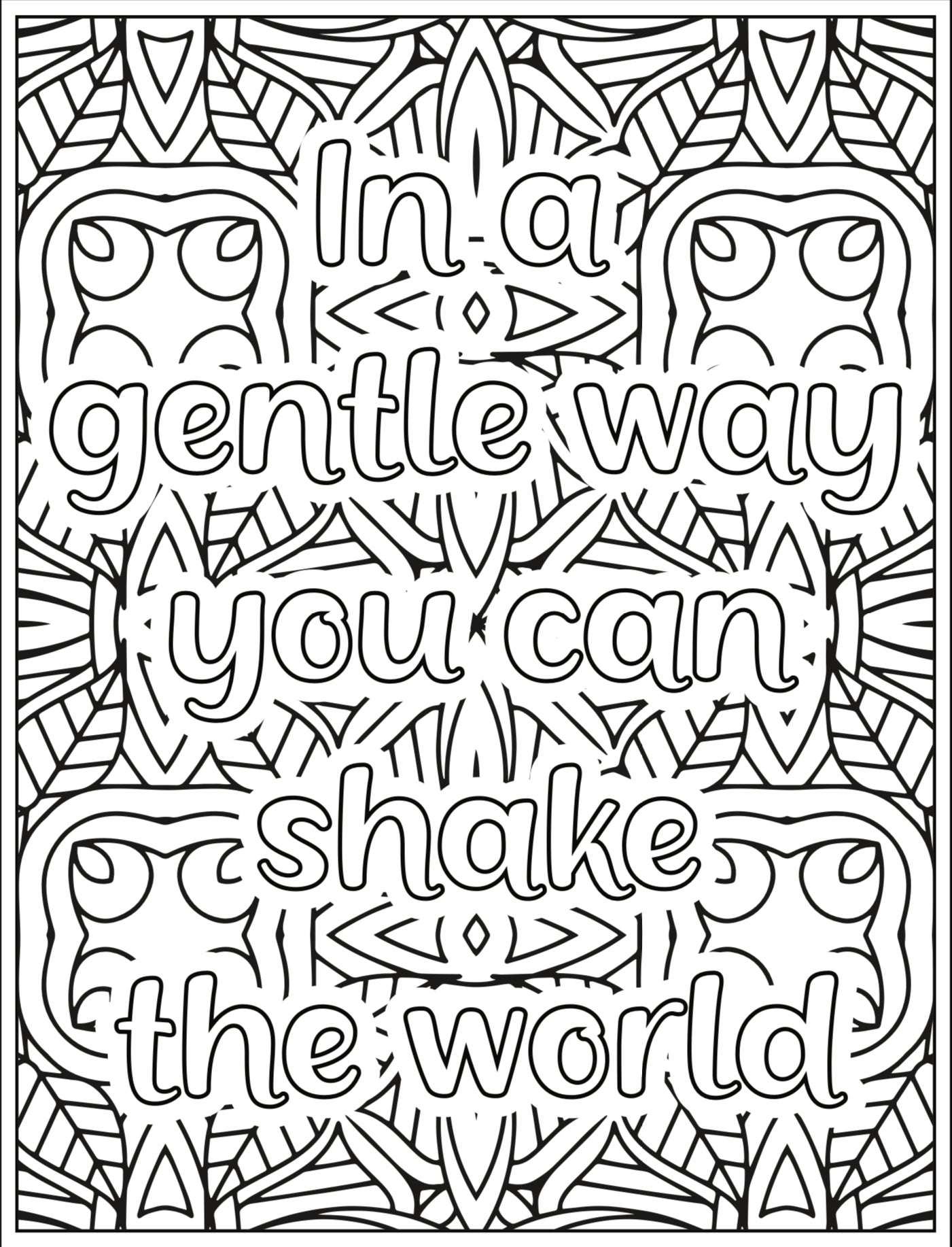 Motivational Colouring Pages