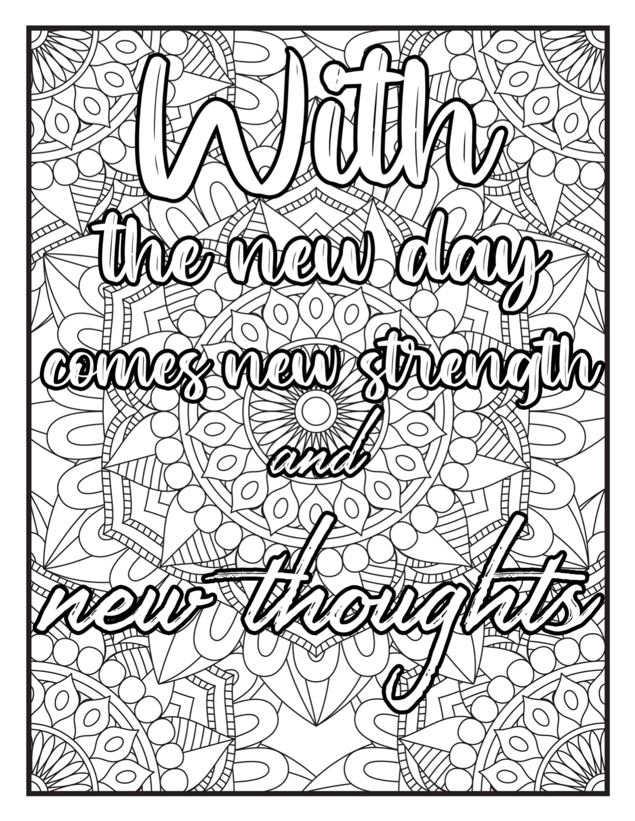 Motivational Colouring Pages