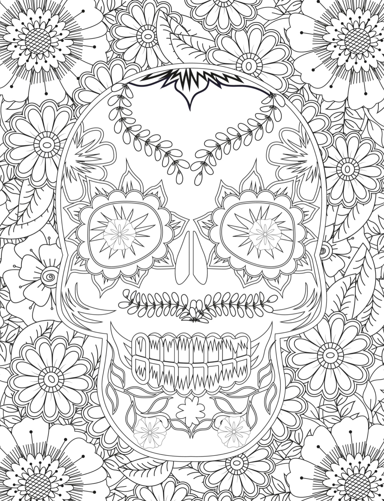 Sugar Skull Colouring Packs