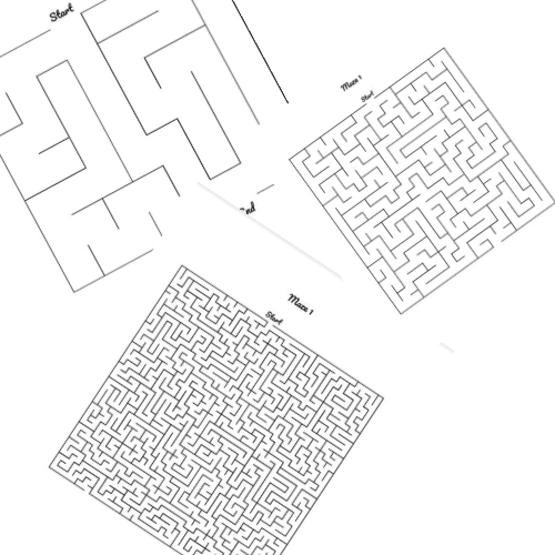 1000 Mazes