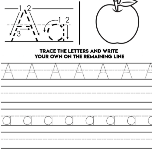 Alphabet & Number  Activity Pages