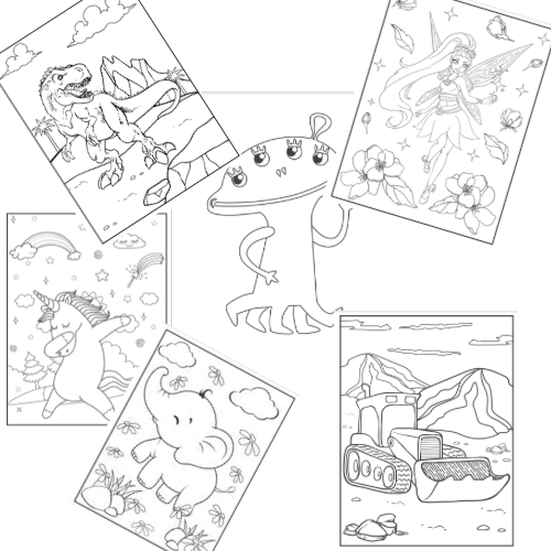 Childrens Colouring Packs