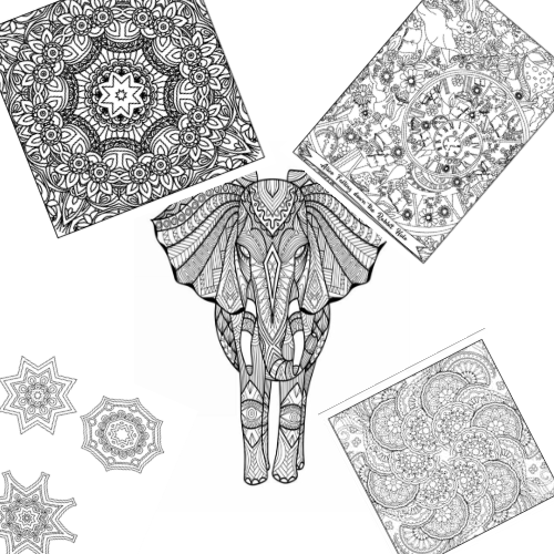 Mandala & Patterns Colouring Pages